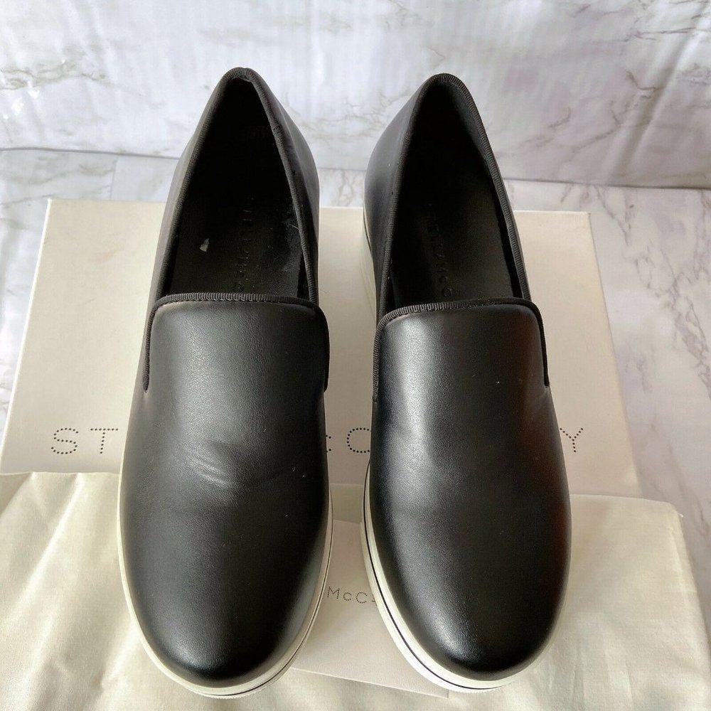 Stella McCartney Binx Logo Platform Slip On SneakerBlack EU 38 US 8 $525 - Picture 4 of 7
